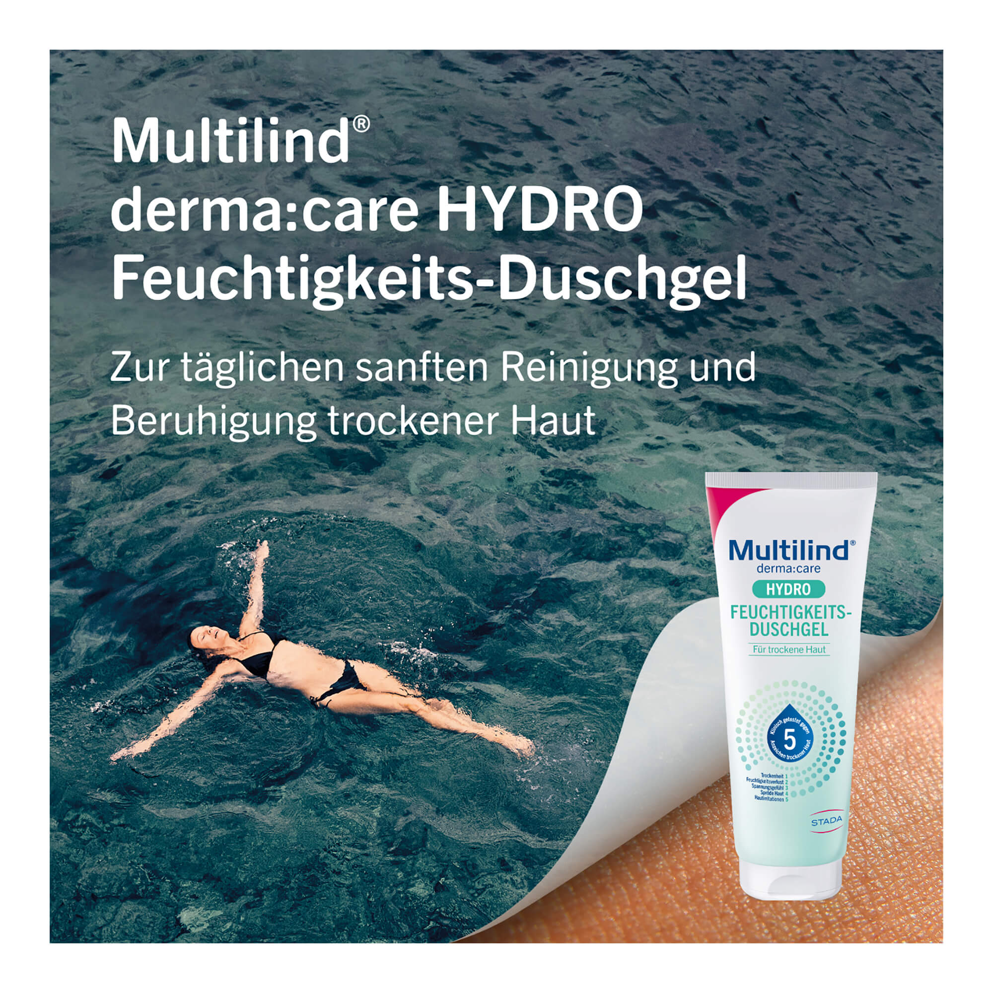 Multilind derma:care Hydro Feuchtigkeits-Duschgel Anwendungsgebiet