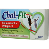 Chol Fit Nahrungsergänzungsmittel mit Policosanol + Omega 3