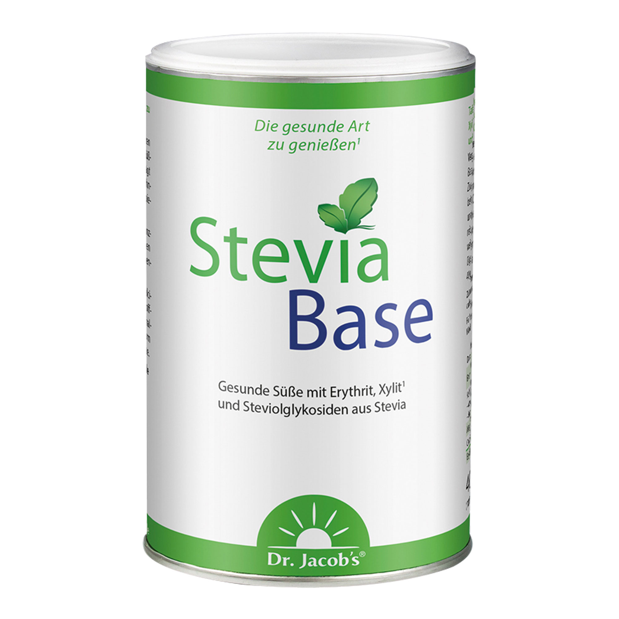 Nahrungsergänzungsmittel mit Stevia, Magnesium und Calcium.