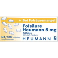 FOLSAEURE HEUMANN 5 mg Tabl.