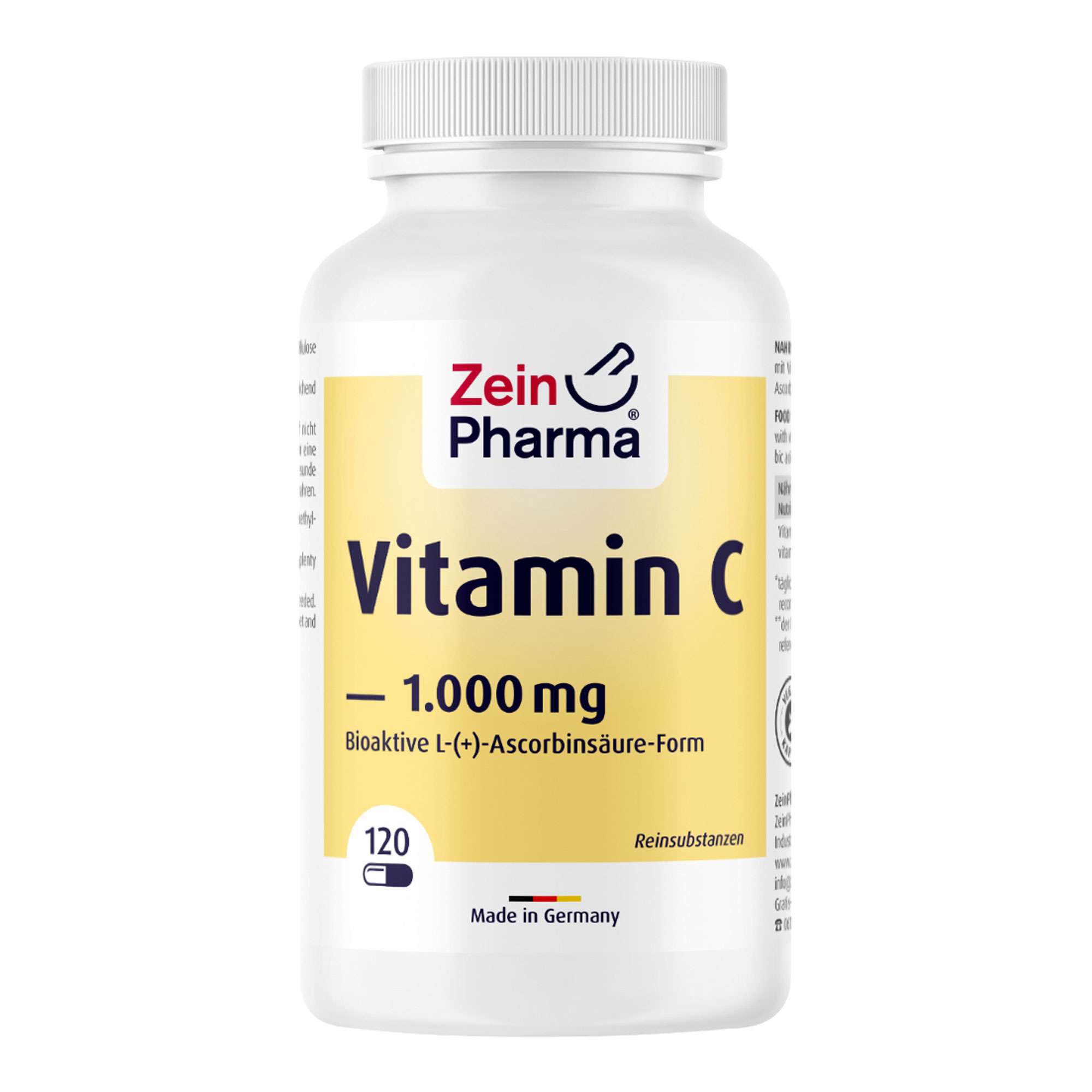 Nahrungsergänzungsmittel mit Vitamin C.