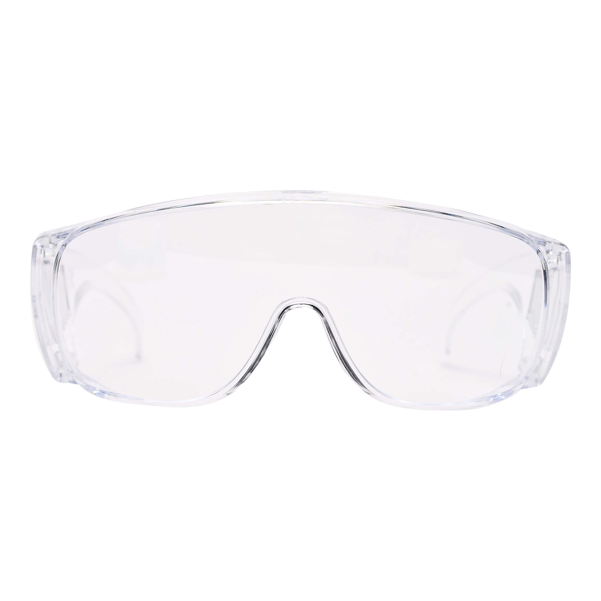 Durchsichtige Schutzbrille zum Schutz der Augen.