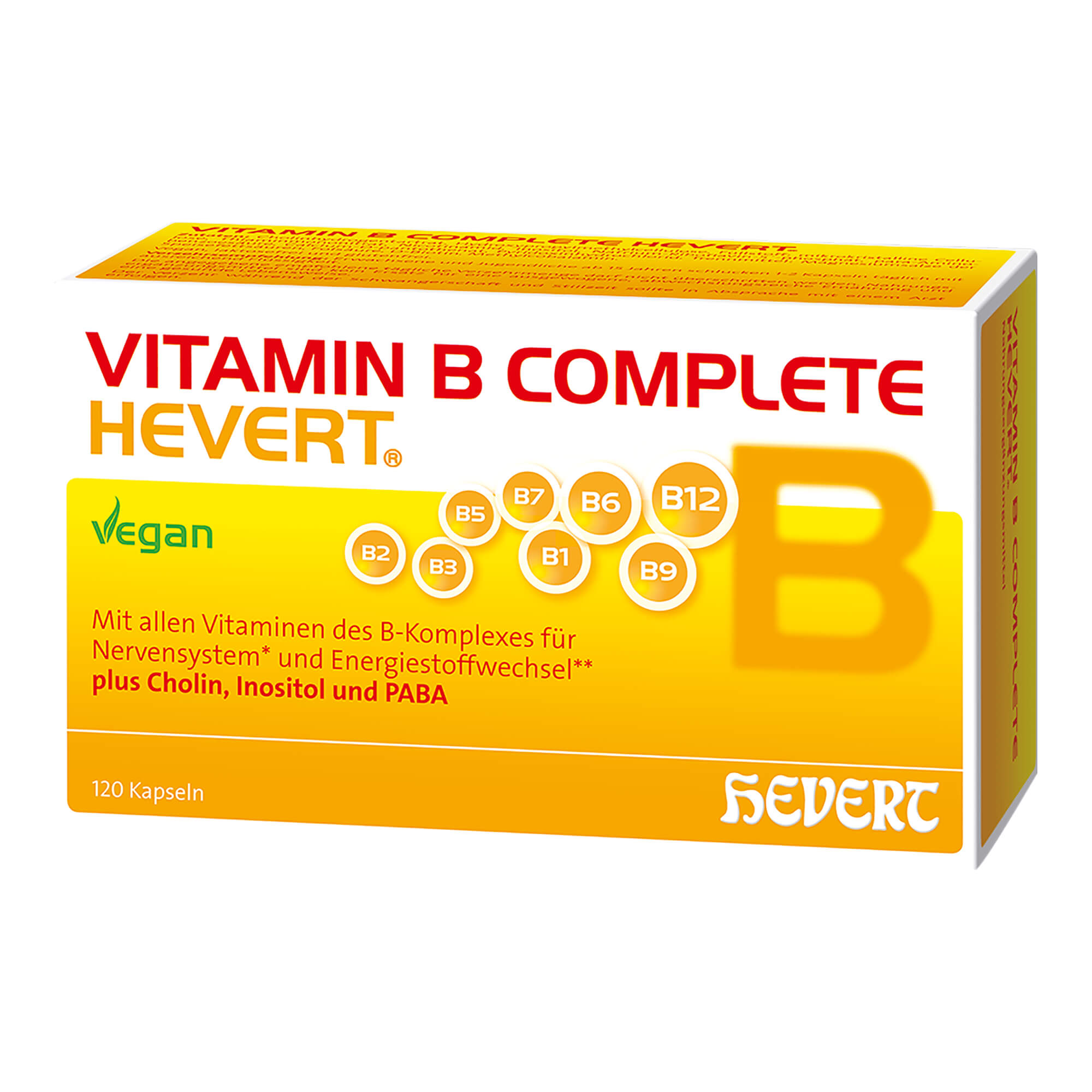 Nahrungsergänzungsmittel mit allen Vitaminen des B-Komplexes.