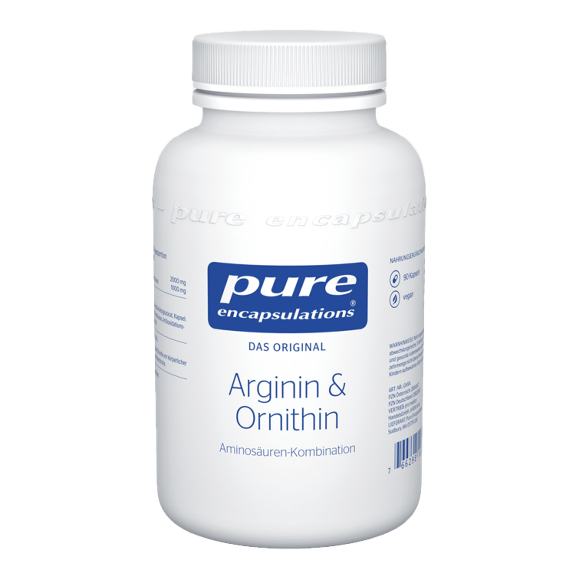 Nahrungsergänzungsmittel mit Arginin und Orthinin. Besonders geeignet bei intensivem Training.