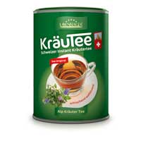 "Apl Kräuter Tee". Schweizer Instant Kräutertee.