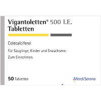 VIGANTOLETTEN 500 I.E. Tabletten
