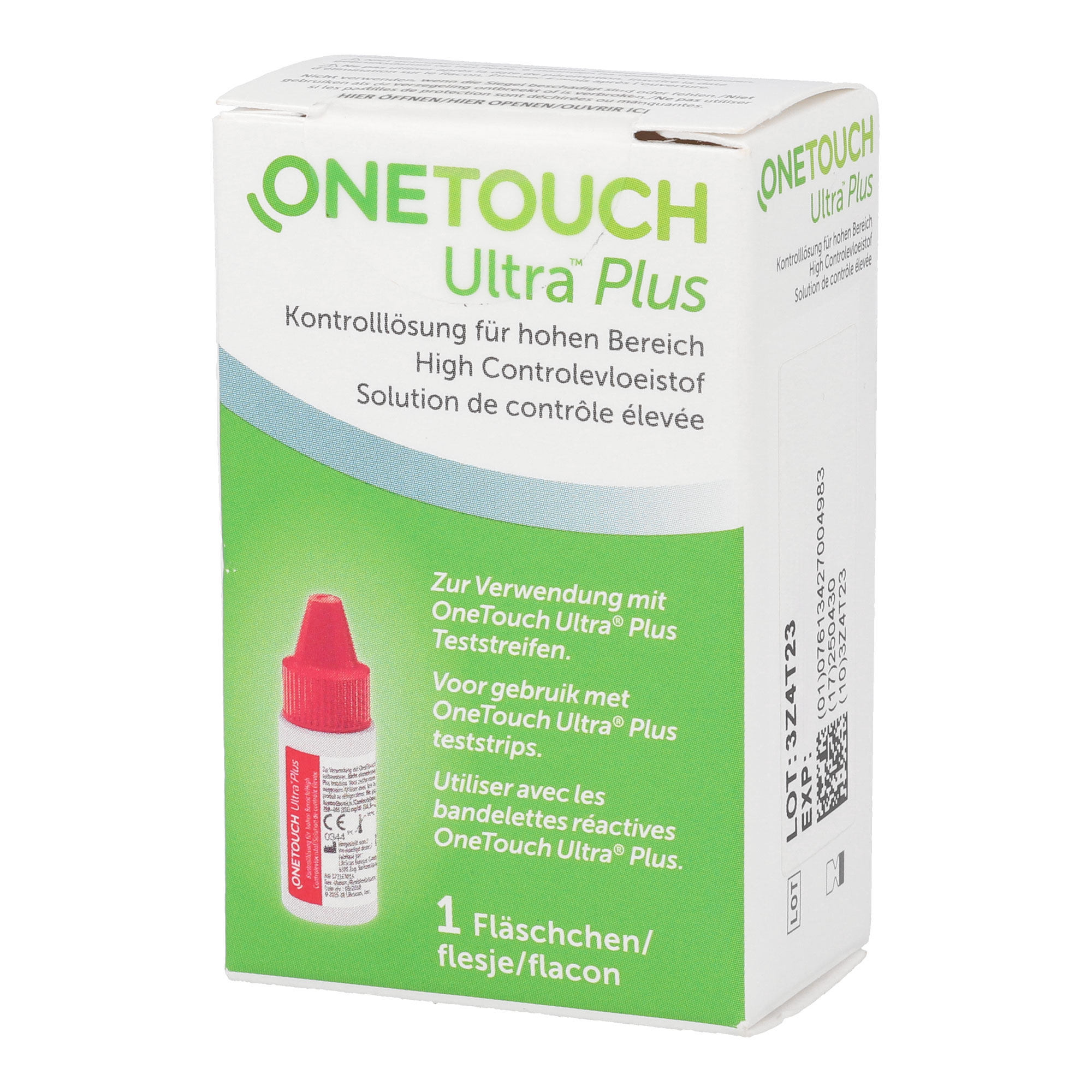 Zur Verwendung mit dem OneTouch Ultra Plus Reflect® Blutzuckermessgerät und den OneTouch Ultra® Plus Teststreifen.