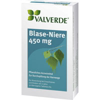 VALVERDE Blase-Niere 450 mg Tabl. ueberzogen.