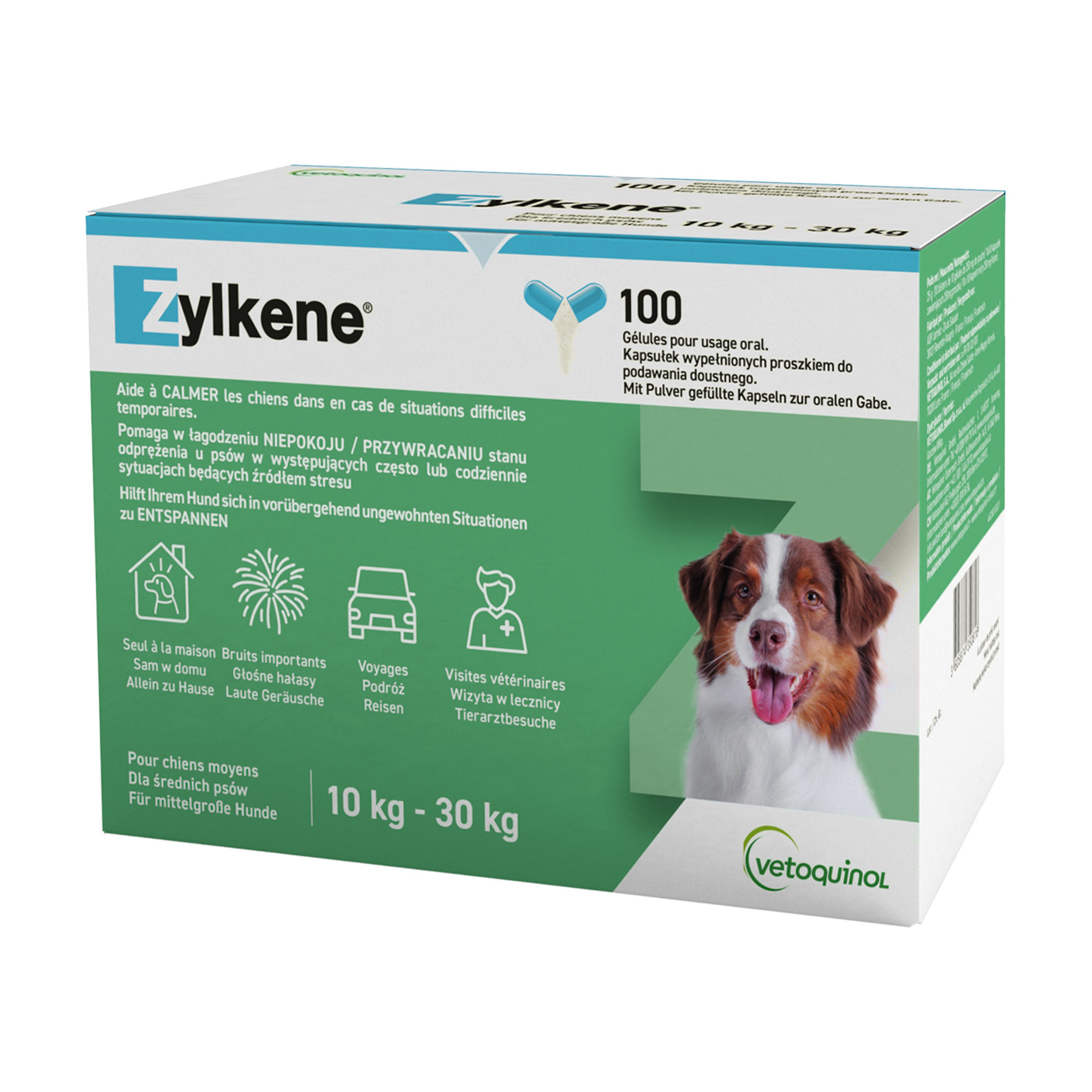 Ergänzungsfuttermittel für mittelgroße Hunde (10-30 kg).