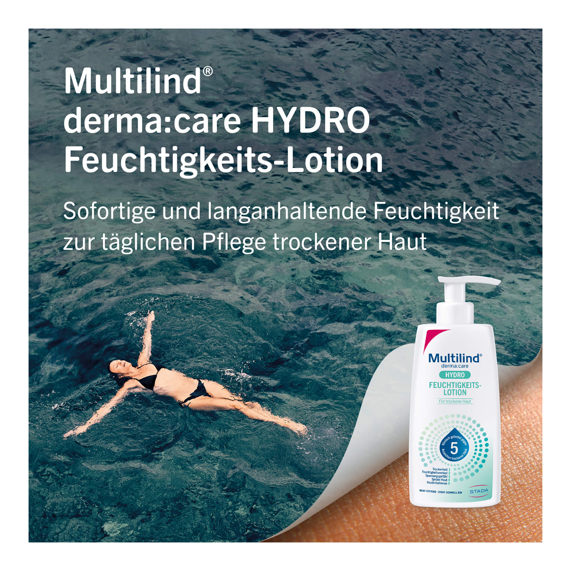 Multilind derma:care Hydro Feuchtigkeitslotion Anwendungsgebiet