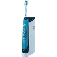 Elektrische Premium Schall Zahnbürste mit CrissCross Borsten.