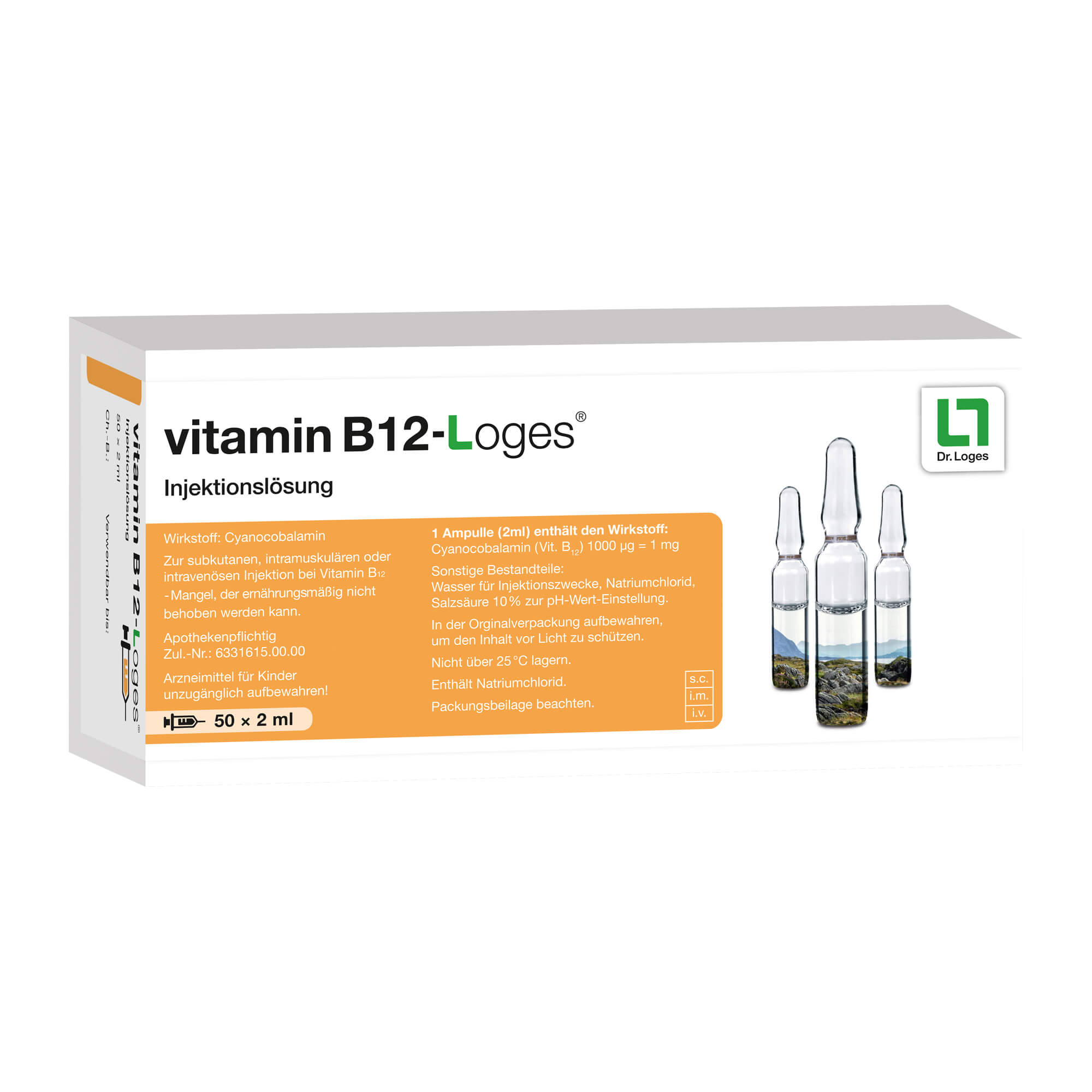 Vitamin-Präparat zur Anwendung bei Vitamin B12-Mangel, der ernährungsmäßig nicht behoben werden kann.