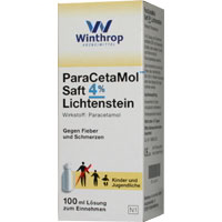 PARACETAMOL Saft 4% Lichtenstein