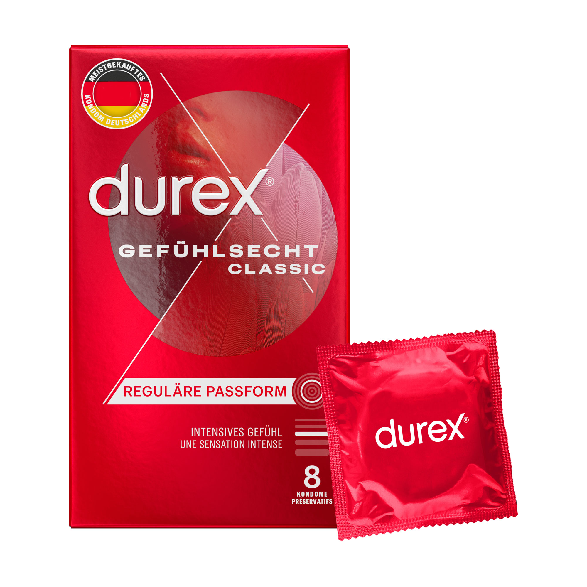 Hauchzarte Kondome aus Naturkautschuklatex für intensives Empfinden.