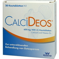 CALCIDEOS 600 mg/400 I.E. Kautabletten