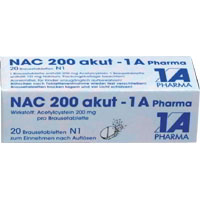 NAC 200 akut 1A Pharma Brausetabl.