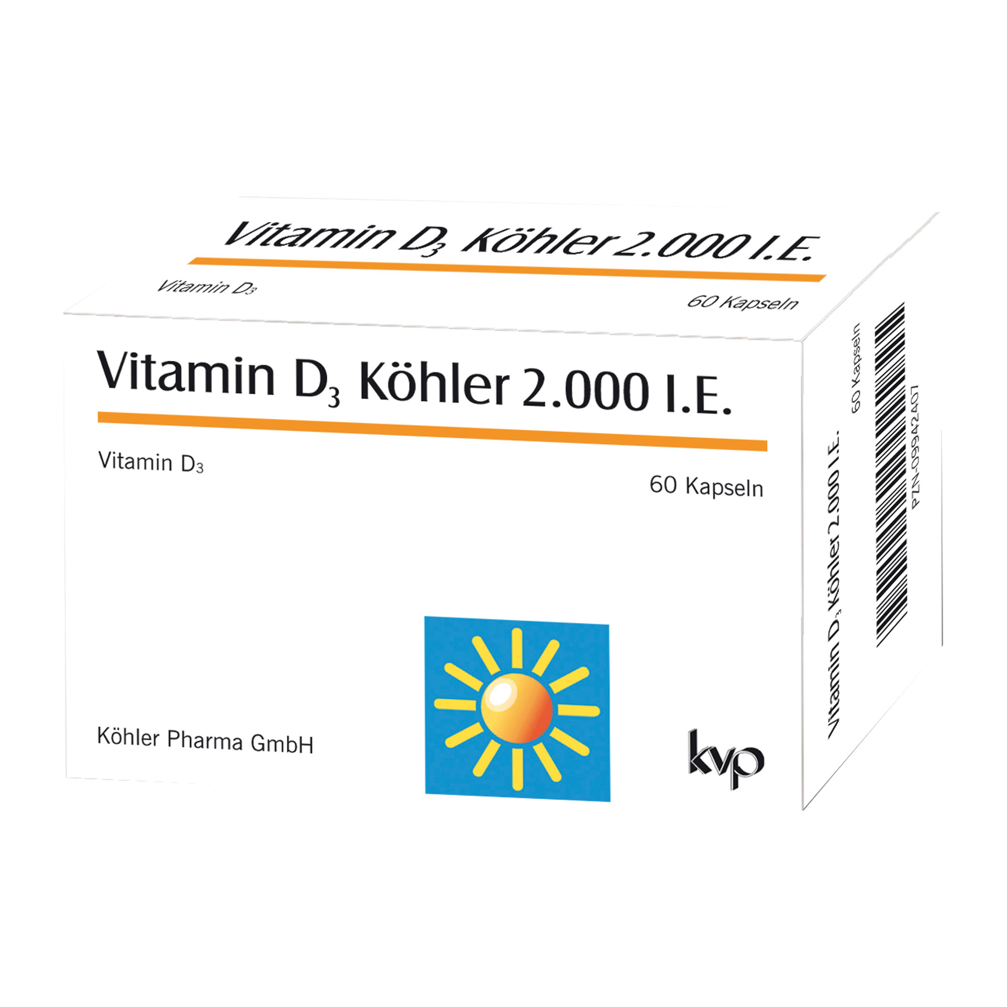 Nahrungsergänzungsmittel mit Vitamin D3.