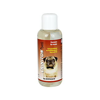 Shampoo zur Anwendung auf Haut und Fell von Hunden.