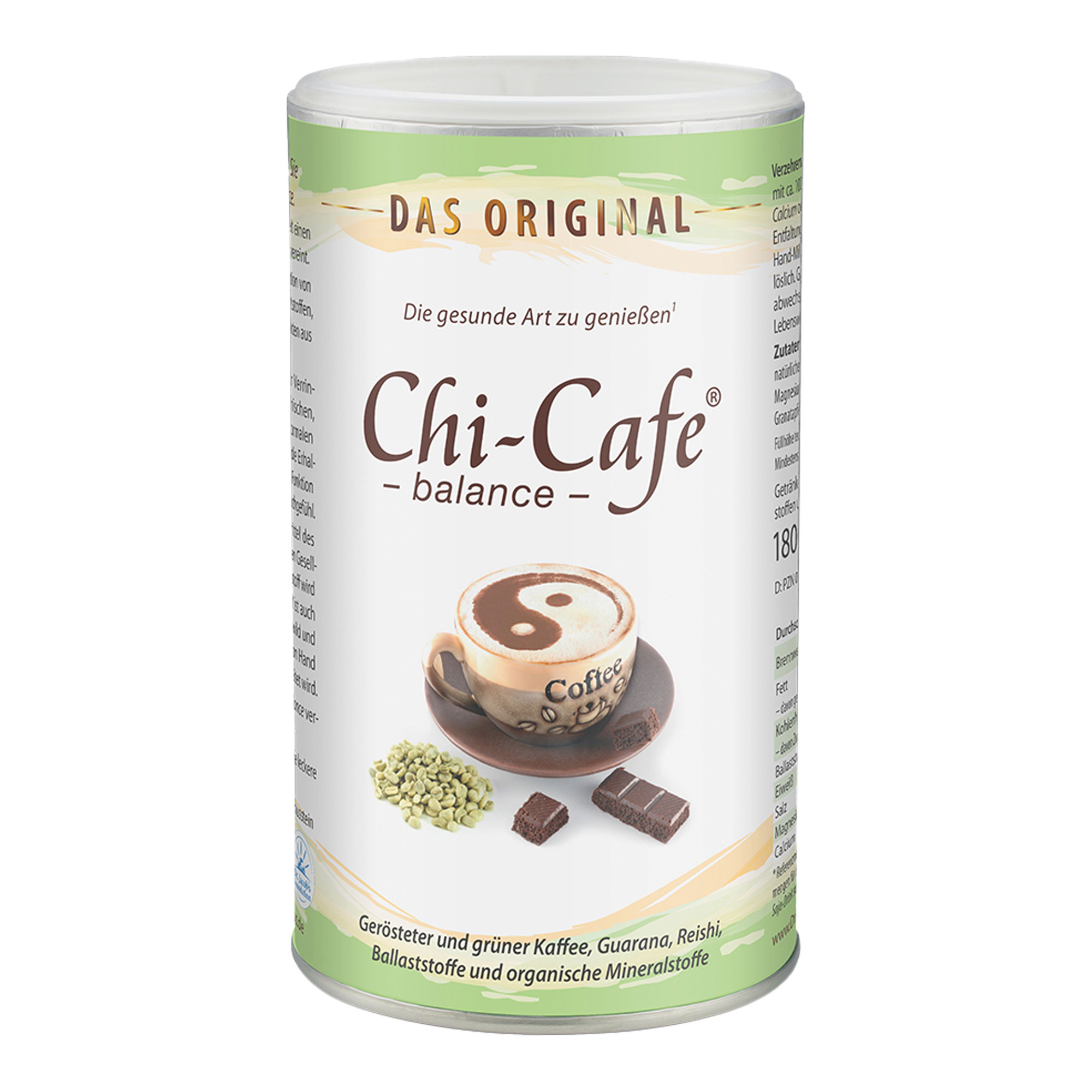 Milde Kaffee-Alternative: Ballaststoffe & Mineralstoffe - mit Koffein aus Kaffee und Guarana.