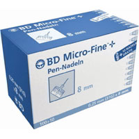 B-D Micro-Fine+Pen 110 Nadeln 0,25x8 mm