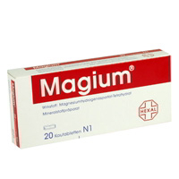 MAGIUM Kautabletten bei nachgewiesenem Magnesiummangel.
