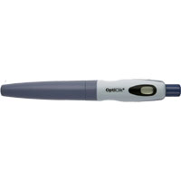 Opticlik Pen grau Injektionsgerät.
