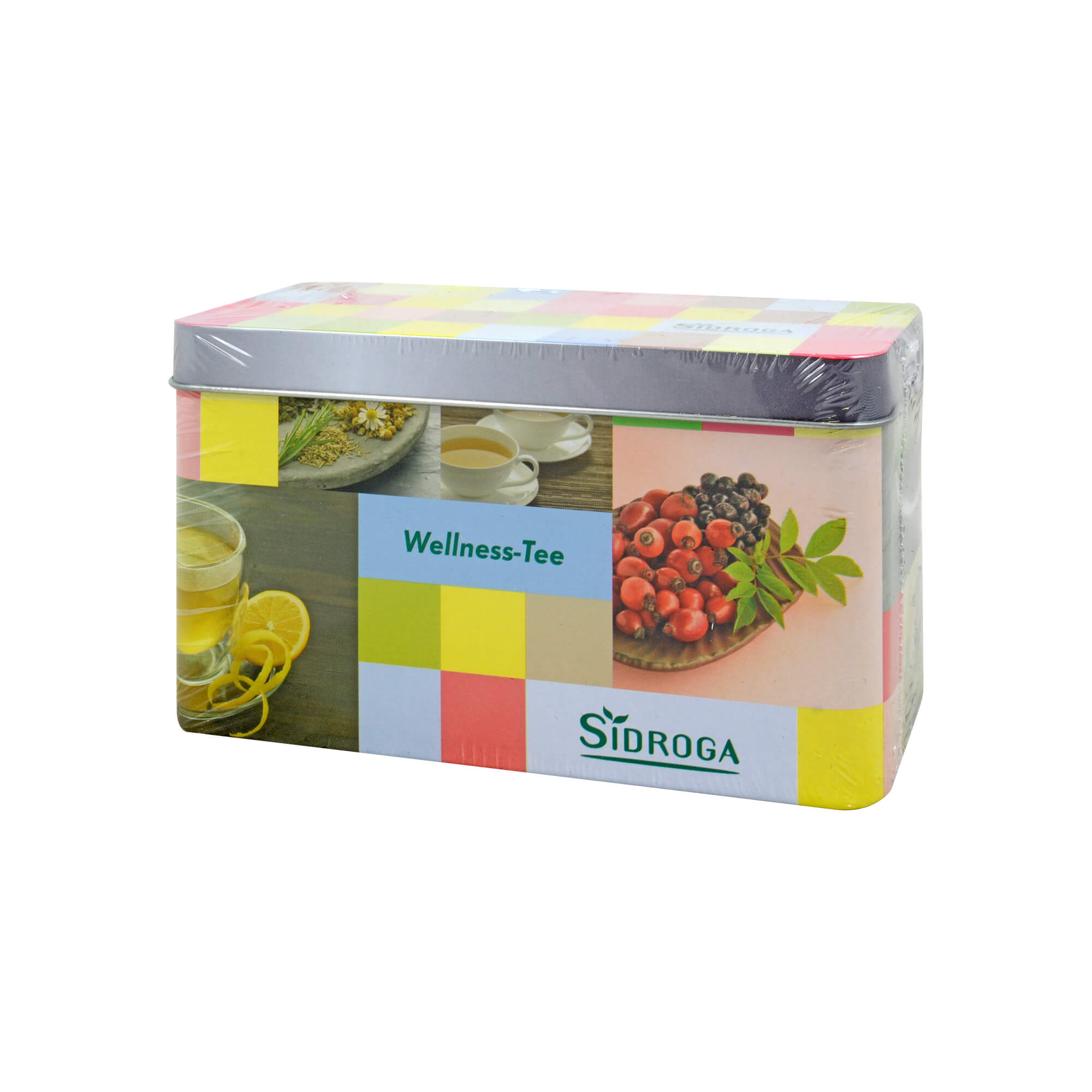 Tee-Kollektion mit 24 Beuteln aus dem Sidroga Wellness-Sortiment