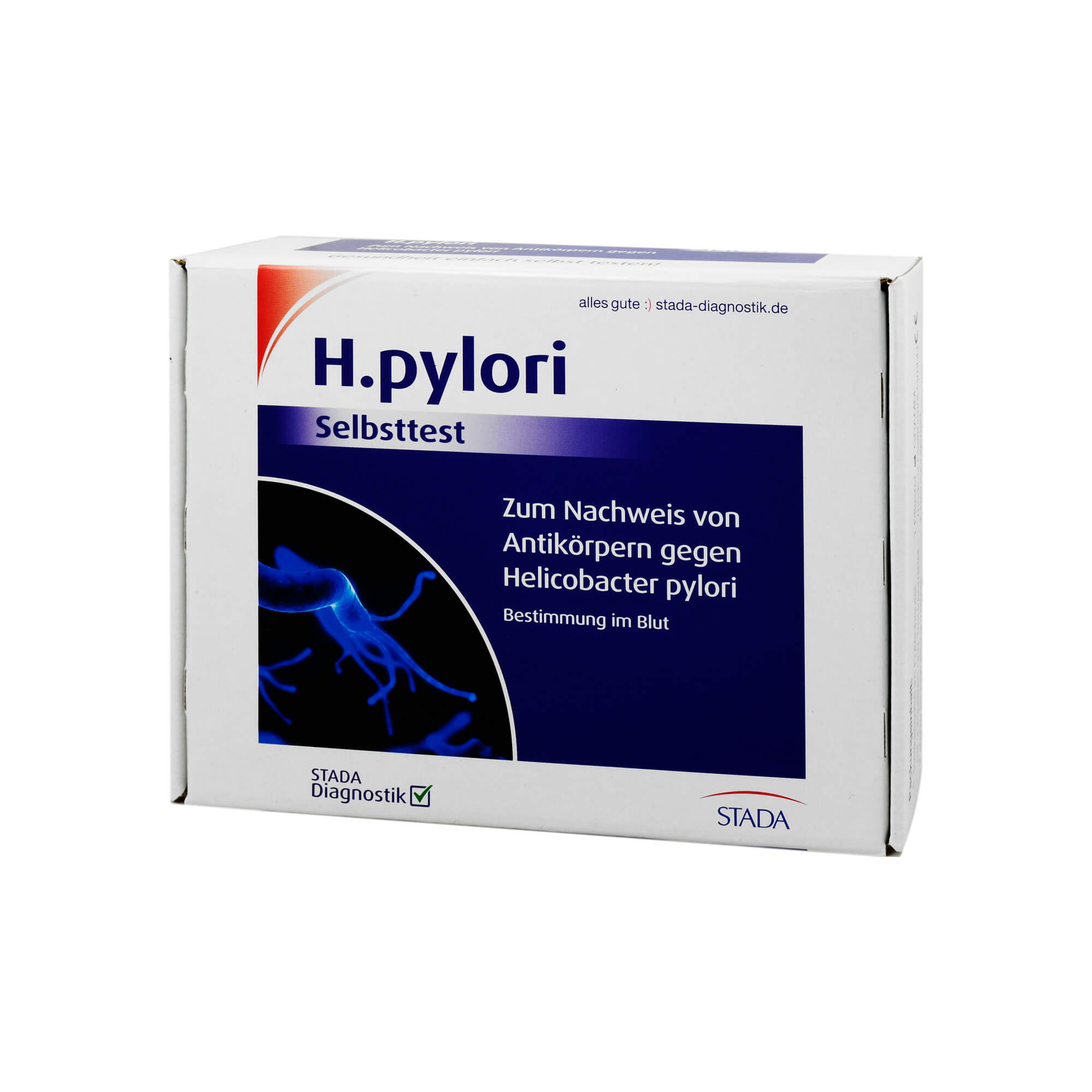 Zur Bestimmung von Antikörpern gegen Helicobacter pylori.