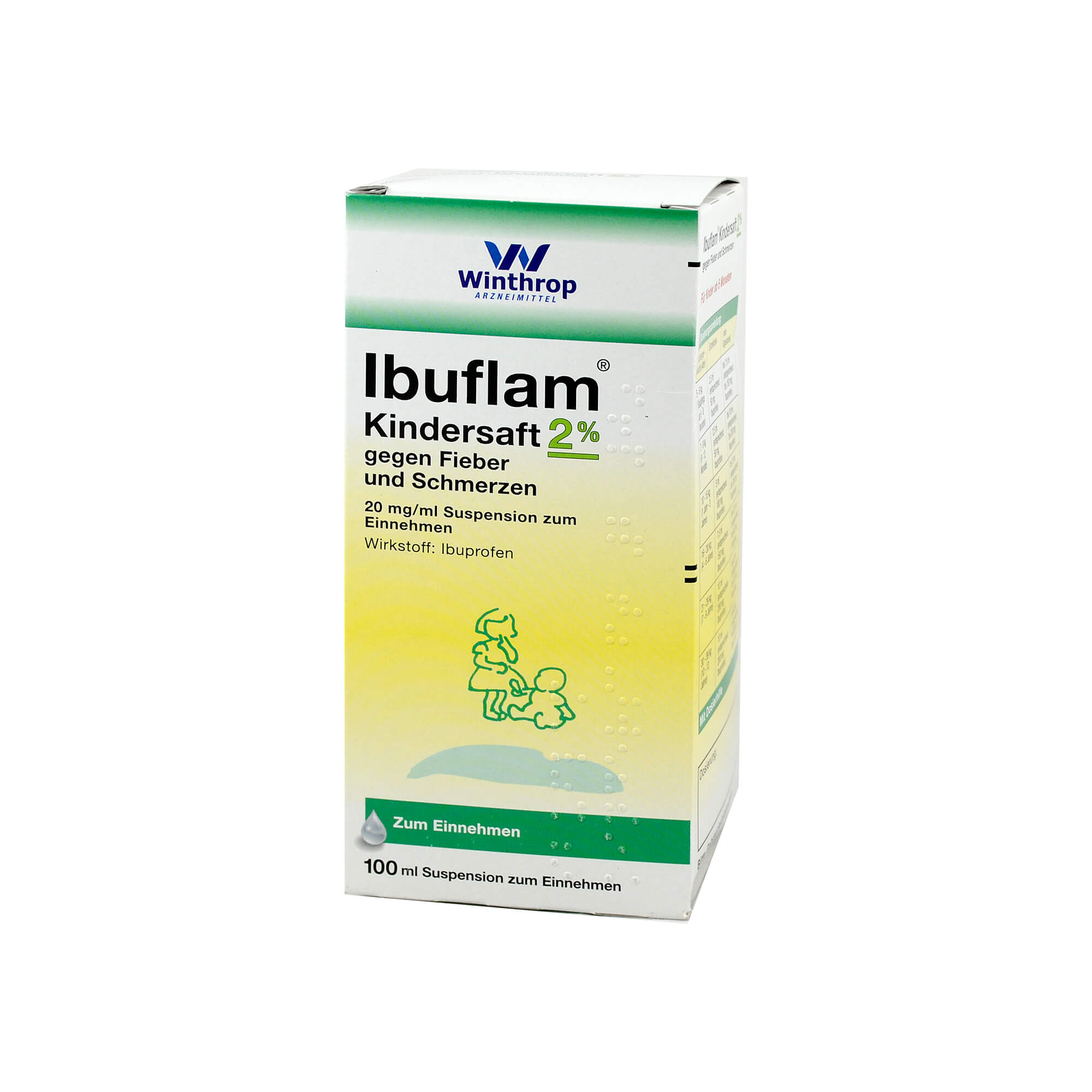 IBUFLAM KINDERSAFT 20MG/ML, 100 ml | Arzneimittel-Datenbank