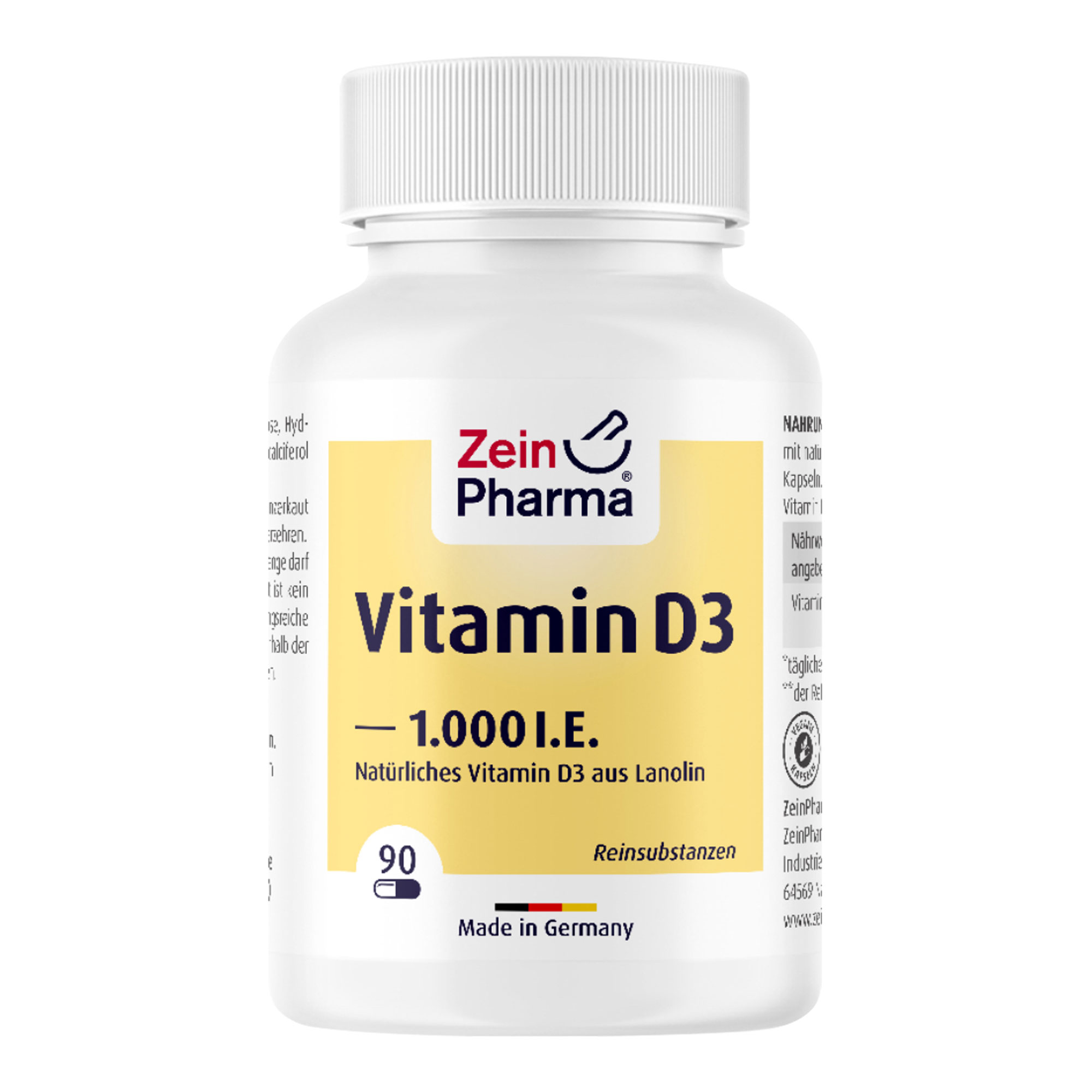 Nahrungsergänzungsmittel mit natürlichem Vitamin D3.