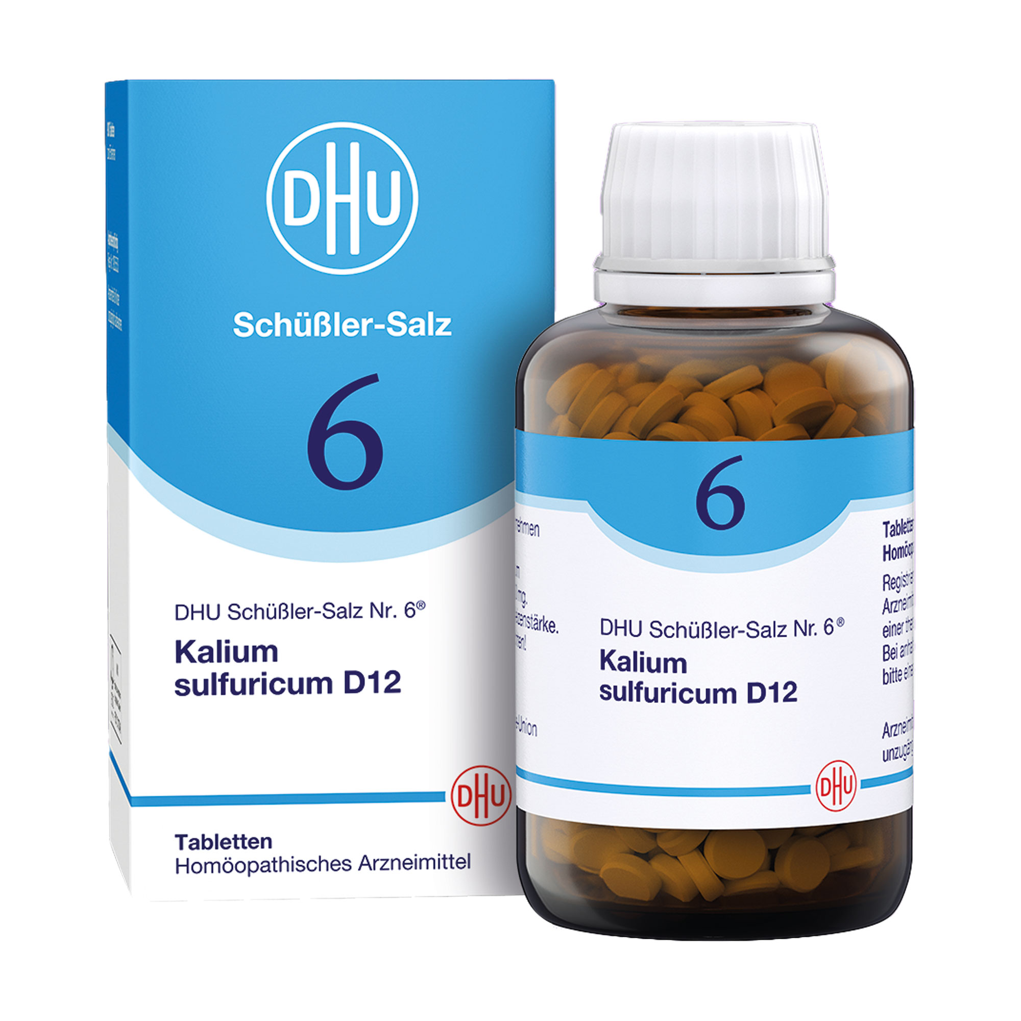Homöopathisches Arzneimittel mit Kalium sulfuricum Trit. D12.