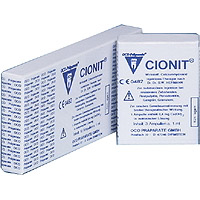 Cionit Ampullen zur Behandlung resistenter Zahnherde.