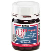Zell-Energie für mehr Vitalität mit 30 mg Coenzym Q10, Vitamin E und Selen.
