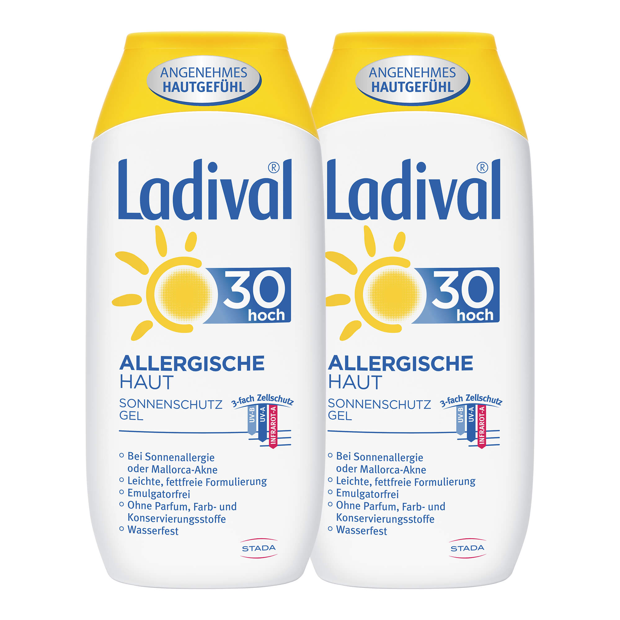 Sonnenschutz für zu Allergien neigende Haut. Mit LSF 30. Doppelpack.