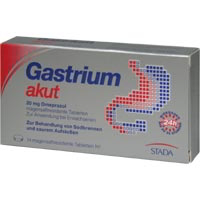 GASTRIUM akut 20mg Omeprazol magensaftr. Tabletten