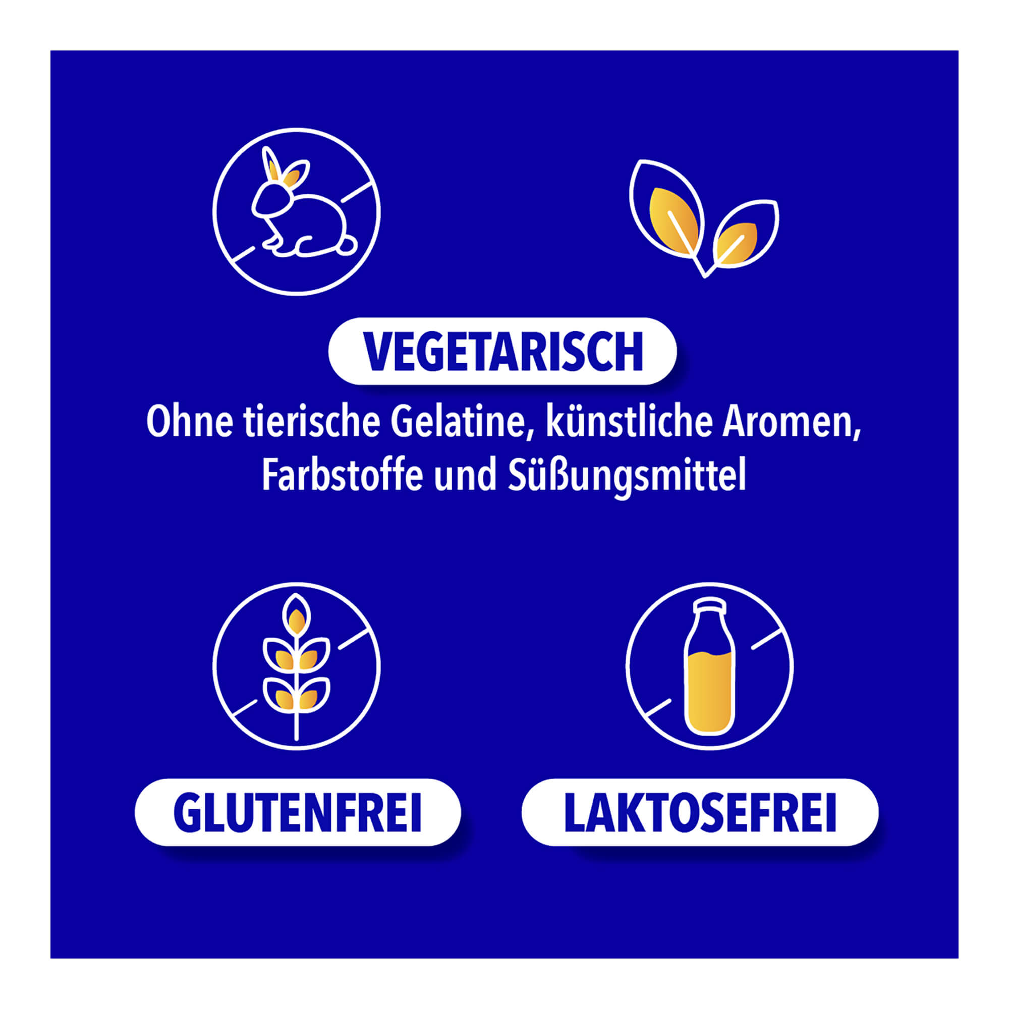 Grafik Bion3 Immun Weichgummis Vegetarisch. Glutenfrei. Laktosefrei.