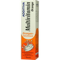 Additiva Multivitamin Brausetabletten mit Orangengeschmack.