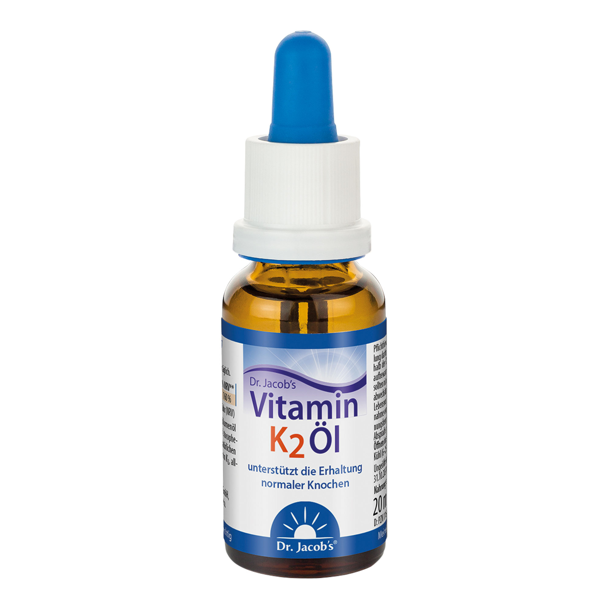 Vitamin K Tropfen mit MCT-Öl aus Kokos.