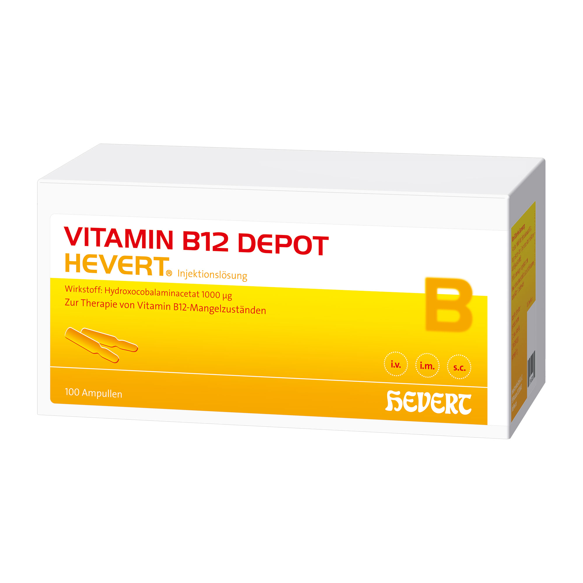 Vitaminpräparat bei Vitamin B12-Mangel, der ernährungsmäßig nicht behoben werden kann.