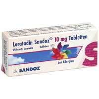 LORATADIN Sandoz 10 mg Tabl.