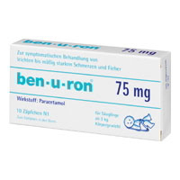 BENURON 75 mg Suppos.