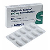 METHIONIN Sandoz 500 mg Filmtabletten.