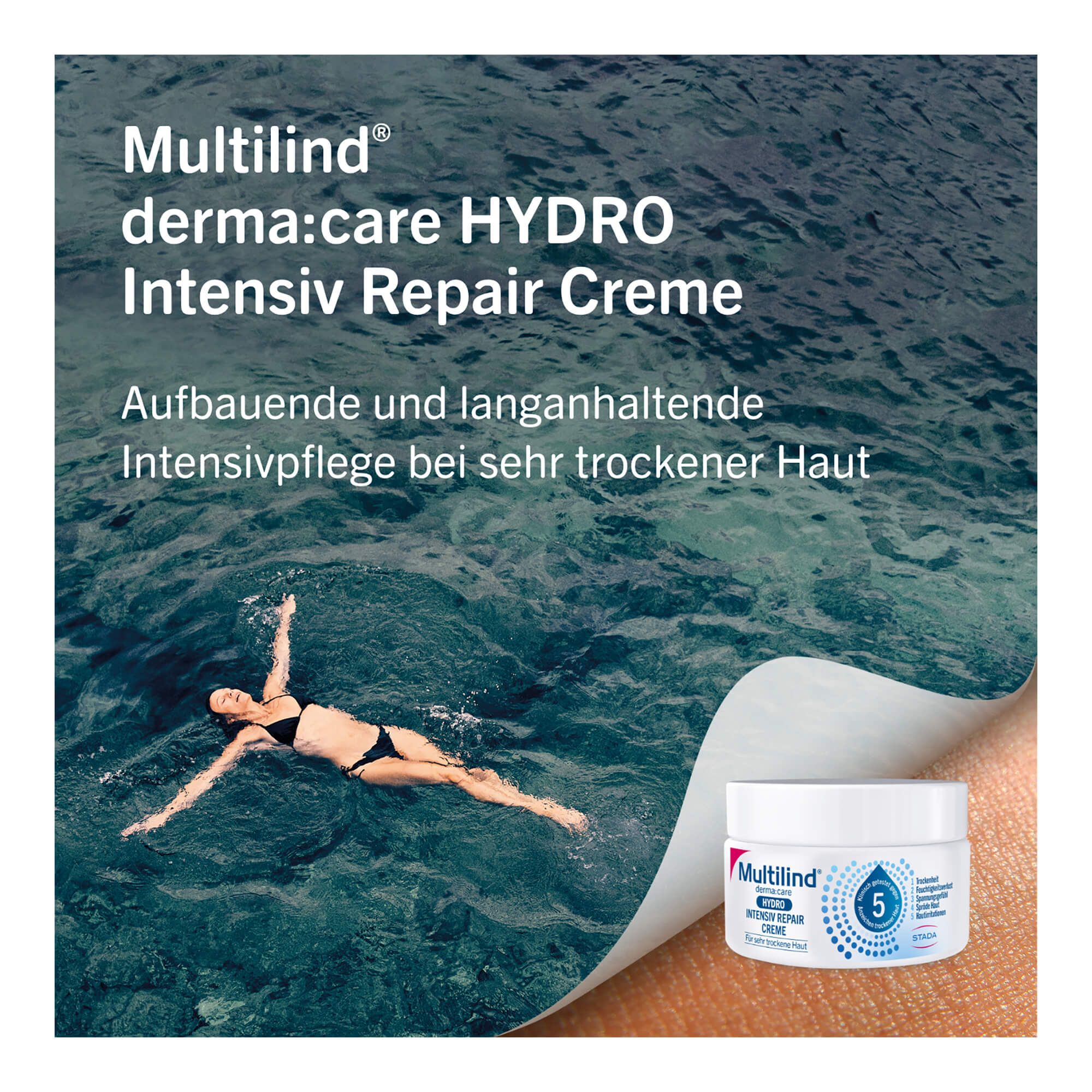 Multilind derma:care Hydro Intensiv Repair Creme Anwendungsgebiet