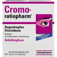 Cromo Ratiopharm Augentropfen Einzeldosis.