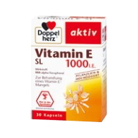DOPPELHERZ Vitamin E SL 1 000 I.E. Kapseln