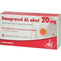 OMEPRAZOL AL akut 20 mg magensaftres. Tabletten