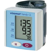 Digitales Blutdruckmessgerät für das Handgelenk.