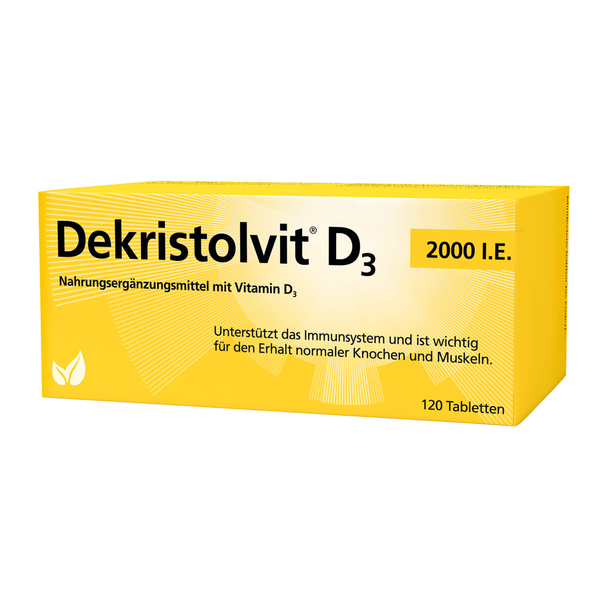 Tabletten mit Vitamin D3 für Kinder ab 11 Jahren zur täglichen Einnahme.