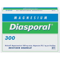 Magnesium Diasporal 300 Granulat bei nachgewiesenem Magnesiummangel.