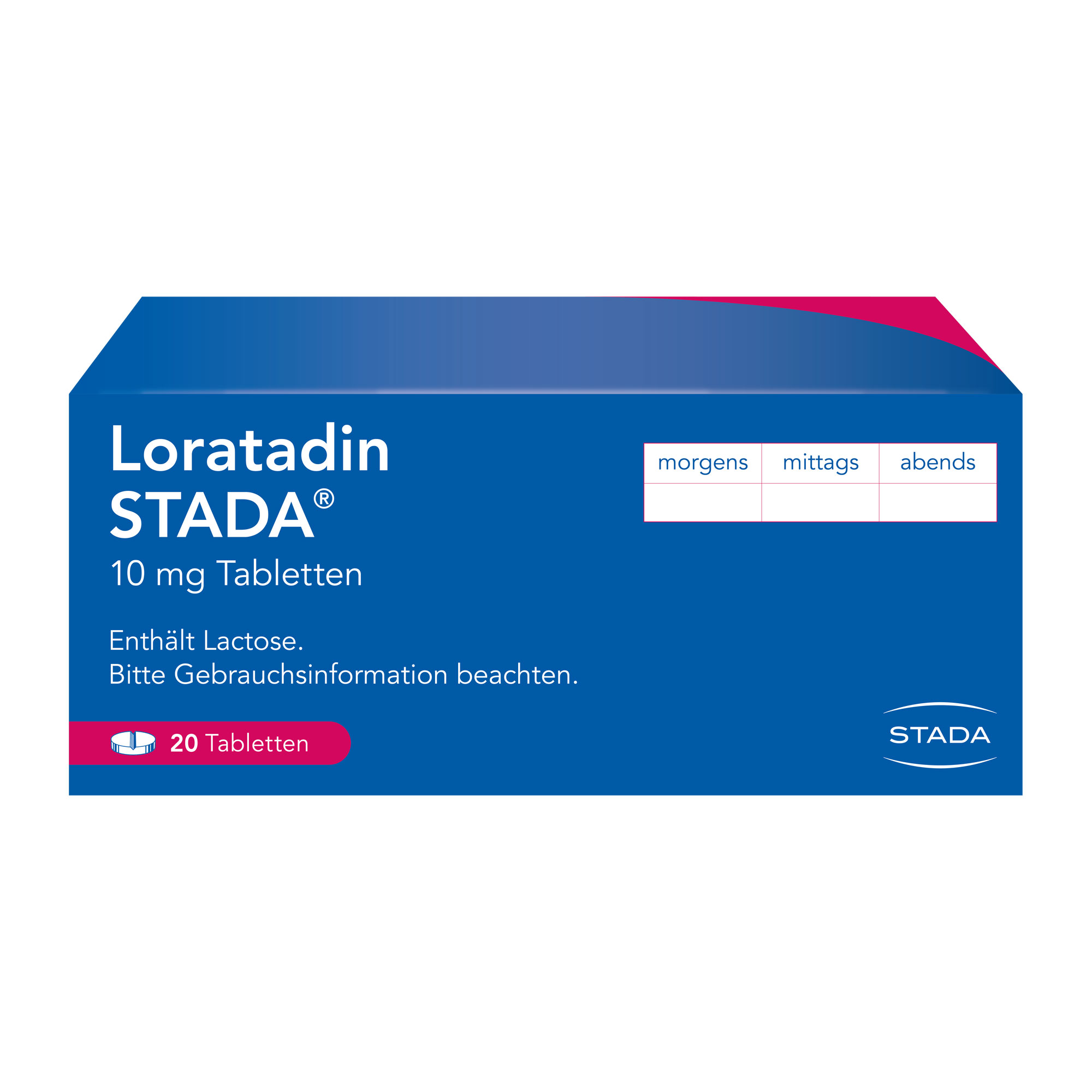Loratadin Stada 10 mg Tabletten Rückseite